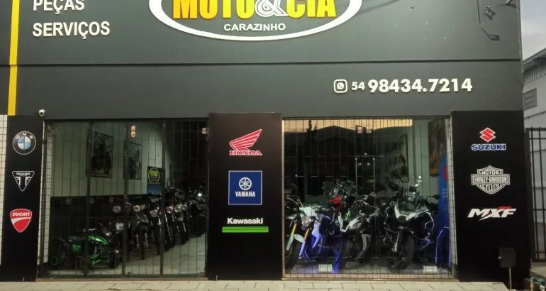 Fachada em Letra Caixa: Cliente Moto & Cia - Carazinho RS